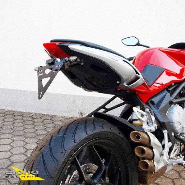 alpha Technik Kennzeichenhalter MV Agusta Brutale 675 / 800 Typ B3 Modelljahr 2012-