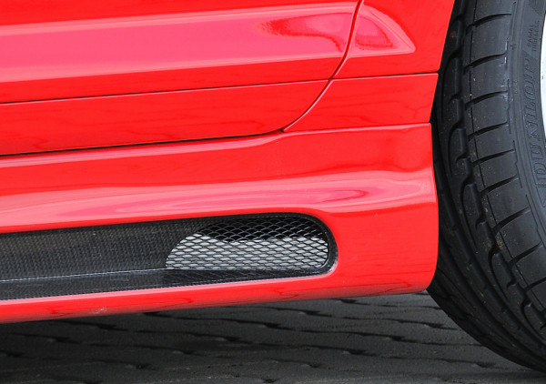 Rieger Seitenschweller links carbon look für Audi A3 (8P) 3-tür.