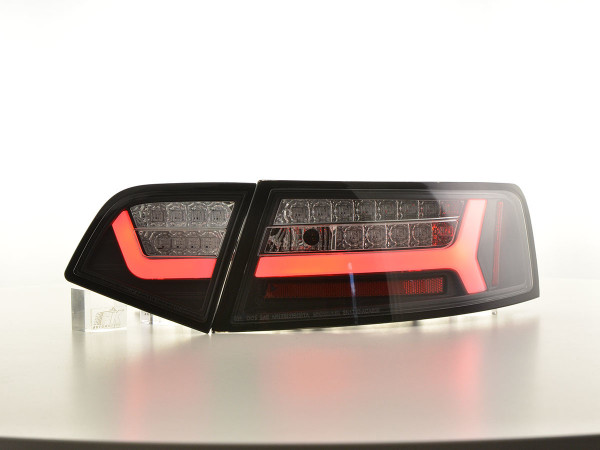 LED Rückleuchten Set Lightbar Audi A6 4F Limo 08-11 schwarz