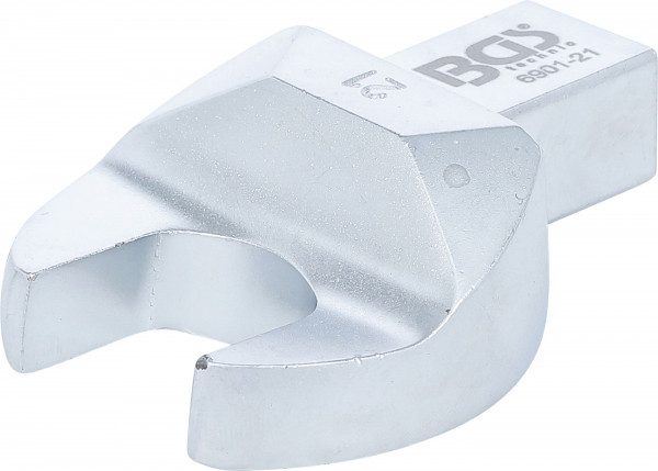 BGS Einsteck-Maulschlüssel 21 mm mit 14x18 mm Aufnahme