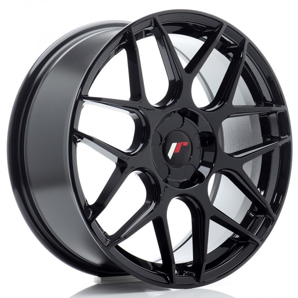 JR Wheels JR18 18x7,5 ET20-40 5H Blank Glossy Black