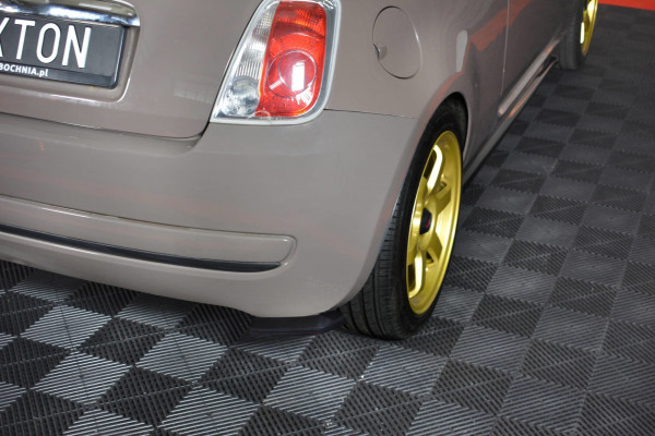 Heck Ansatz Flaps Diffusor passend für FIAT 500 HATCHBACK vor Facelift