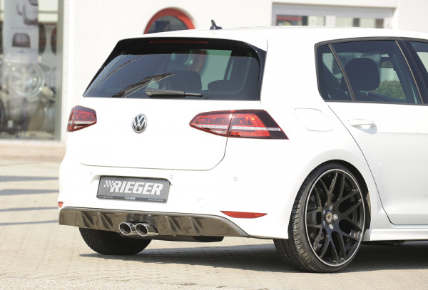 Rieger Heckeinsatz carbon look für VW Golf 7 5-tür. 10.12-
