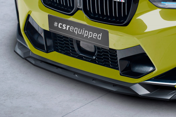 Cup-Spoilerlippe mit ABE für BMW X3 (F97) CSL678 Schwarz Strukturiert