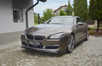 Front Ansatz Für BMW 6er GRAN COUPÉ Schwarz Hochglanz