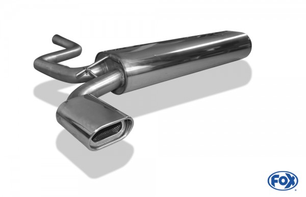 FOX Endschalldämpfer passend für Mercedes E-Klasse S210 T-Modell 135x80 Typ 53