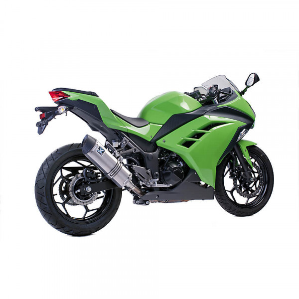 IXIL Hexoval Xtrem Endtopf passend für Kawasaki Ninja 250-300 R