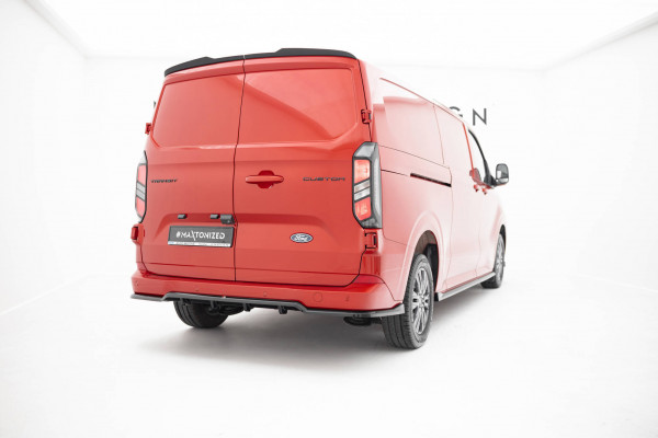 Mittlerer Cup Diffusor DTM Look Heck Ansatz Für Ford Transit Custom / Tourneo Custom Mk2 Schwarz Hoc