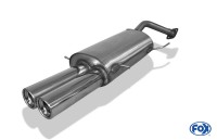 FOX Endschalldämpfer 2x80 Typ 13 passend für Mazda 323 IV BG Stufenheck FOX Endschalldämpfer 2x80 Typ 13 passend für Mazda 323 IV BG Stufenheck