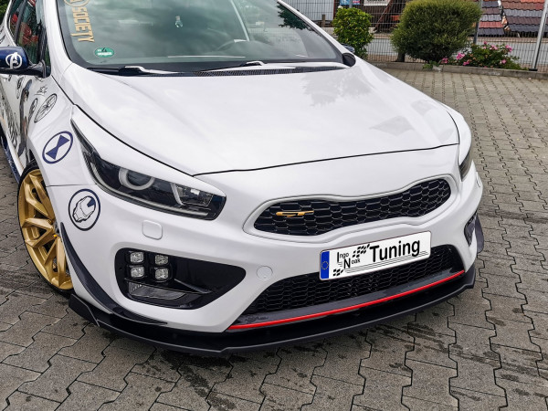 CUP Frontspoilerlippe V2 mit Wing für Kia Ceed GT Pro Ceed GT ab Bj. 2013-2018