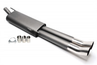 TA Technix Sportendschalldämpfer 2x76mm DTM passend für VW Golf III Variant, Vento TA Technix Sportendschalldämpfer 2x76mm DTM passend für VW Golf III Variant, Vento