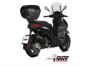 MIVV MOVER Edelstahl Schwarz passend für PIAGGIO Beverly 300 21-24 MIVV MOVER Edelstahl Schwarz passend für PIAGGIO Beverly 300 21-24