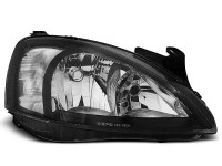 Scheinwerfer Schwarz passend für Opel Corsa C 11.00-09.06 Scheinwerfer Schwarz passend für Opel Corsa C 11.00-09.06