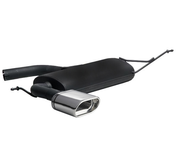 Ulter Sportauspuff passend für Seat Altea 2004–2015 – 1 Endrohr oval 145×75