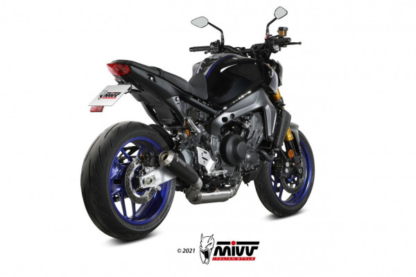 MIVV Komplettanlage X-M1 Edelstahl Schwarz Carbon Yamaha MT-09/FZ-09 21-23