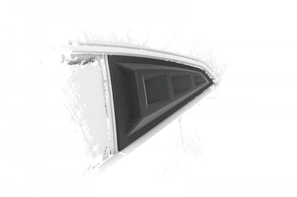 Seitenscheibenblenden mit ABE passend für Audi TT FV/8S Coupe