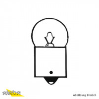 LAMPE 12V 10W BA15s Kugelbirnchen gelb LAMPE 12V 10W BA15s Kugelbirnchen gelb