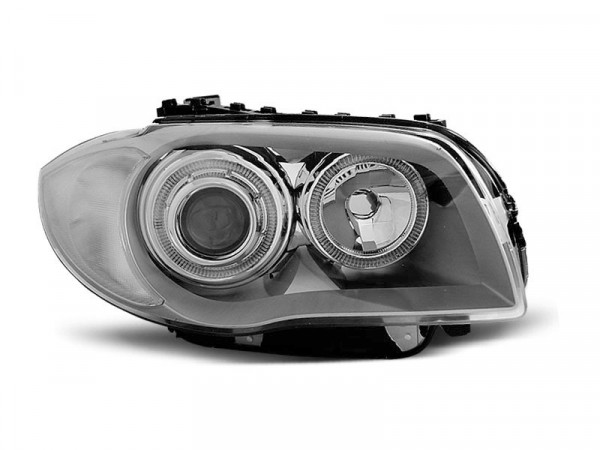 Scheinwerfer Angel Eyes chrom passend für BMW 1 E87/E81/82/88 04-11