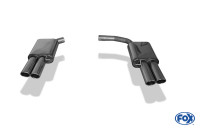 FOX Endschalldämpfer passend für Audi A5 B8 Sportback - 2x90mm Edelstahl FOX Endschalldämpfer passend für Audi A5 B8 Sportback - 2x90mm Edelstahl