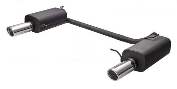 Ulter Sportauspuff passend für Honda Accord VII Combi 2002-2008 2 Duplex Endrohre rund Ø100