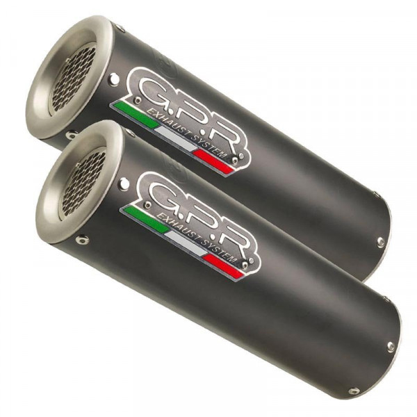 GPR M3 Black Titanium Slip-On Auspuff passend für Ducati Monster 696 (2008–2014)