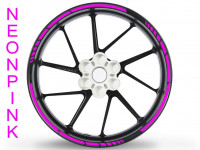 Felgenrandaufkleber GP Race Neonfarben neonpink Felgenrandaufkleber GP Race Neonfarben neonpink
