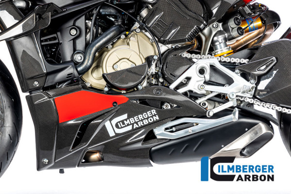 Ilmberger Carbon Verkleidungsunterteil links glanz für Ducati Streetfighter V4 2020-
