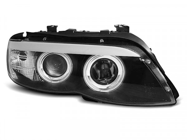 Xenon Scheinwerfer Angel Eyes schwarz passend für BMW X5 E53 11.03-06