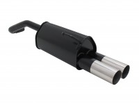 Novus Sportauspuff passend für Seat Arosa / VW Lupo 2x76mm RL-Design Novus Sportauspuff passend für Seat Arosa / VW Lupo 2x76mm RL-Design