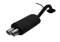 Ulter Sportauspuff passend für Toyota Yaris II 2005-2011 2 Endrohre rund Ø70 Ulter Sportauspuff passend für Toyota Yaris II 2005-2011 2 Endrohre rund Ø70