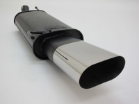 Novus Sportauspuff 135x75mm scharfkantig passend für VW Golf 3 / Golf 4 Cabrio Novus Sportauspuff 135x75mm scharfkantig passend für VW Golf 3 / Golf 4 Cabrio