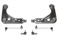 TA Technix Querlenker Satz Groß passend für Ford Fiesta III / Fiesta Kasten / Courier Kasten / Ka TA Technix Querlenker Satz Groß passend für Ford Fiesta III / Fiesta Kasten / Courier Kasten / Ka