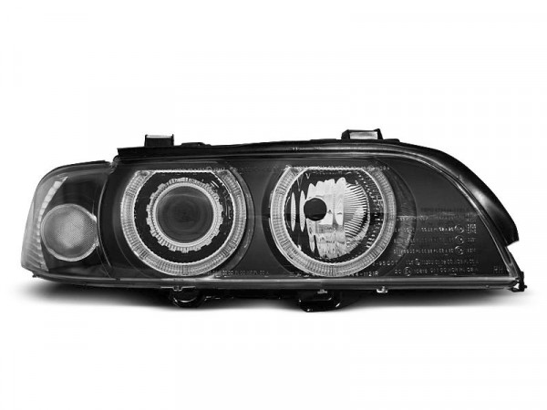 Scheinwerfer Angel Eyes schwarz passend für BMW E39 09.95-06.03