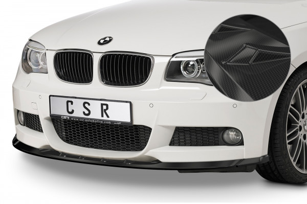 Cup-Spoilerlippe für BMW 1er E82 / E88 M-Paket CSL494-C Carbon Look Hochglanz