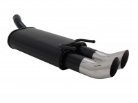 Novus Sportauspuff passend für Opel Corsa B 2x76mm DTM Novus Sportauspuff passend für Opel Corsa B 2x76mm DTM