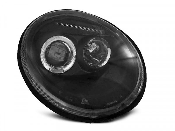 Scheinwerfer Angel Eyes schwarz passend für VW New Beetle 10.98-05.05