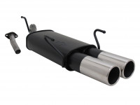 Novus Sportauspuff passend für Opel Astra G Caravan 2x90mm Novus Sportauspuff passend für Opel Astra G Caravan 2x90mm
