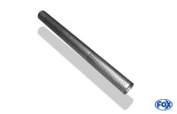 FOX Perforiertes Rohr Ø70mm Länge 600mm Edelstahl FOX Perforiertes Rohr Ø70mm Länge 600mm Edelstahl