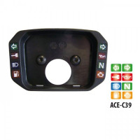 Kontrollleuchtencover schwarz passend für Motorräder Kontrollleuchtencover schwarz passend für Motorräder