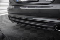 Heckansatz Audi A5 S-Line F5 Coupe / Sportback (mit Einem Vertikalen Balken) Schwarz Hochglanz