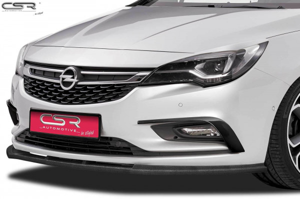 Cup-Spoilerlippe mit ABE für Opel Astra K CSL180 Schwarz Strukturiert