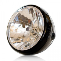 H4-Scheinwerfer Nevo 7 Zoll schwarz mit Standlicht E-geprüft H4-Scheinwerfer Nevo 7 Zoll schwarz mit Standlicht E-geprüft