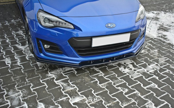 Front Ansatz V.1 Für Subaru BRZ Mk1 Facelift Schwarz Hochglanz