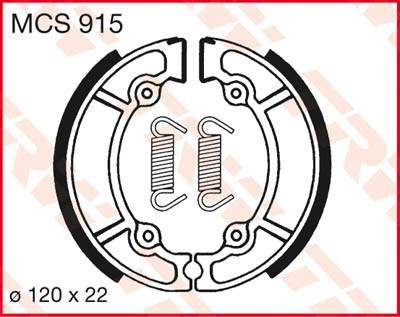 Bremsbacken MCS915