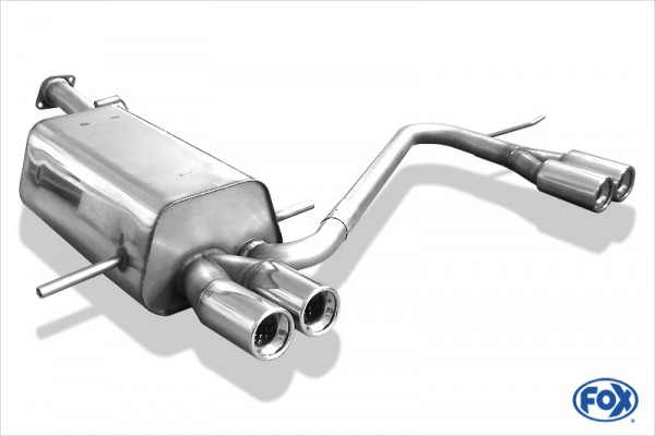 Endschalldämpfer passend für Subaru Impreza GF/GC/GD/GG 2x76 Typ 13 rechts/links