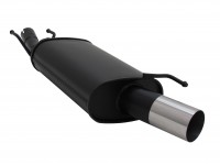 Novus Sportauspuff passend für Ford Fiesta MK4 / MK5 / JAS / JBS 1x76mm RL-Design Novus Sportauspuff passend für Ford Fiesta MK4 / MK5 / JAS / JBS 1x76mm RL-Design