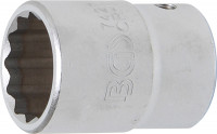 BGS Steckschlüssel-Einsatz Zwölfkant SW 27 mm Innenvierkant 20 mm (3/4 Zoll) BGS Steckschlüssel-Einsatz Zwölfkant SW 27 mm Innenvierkant 20 mm (3/4 Zoll)