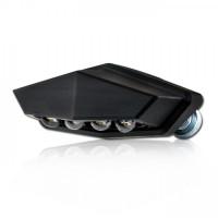 LED-Kennzeichenbeleuchtung Vento schwarz Alu E-geprüft LED-Kennzeichenbeleuchtung Vento schwarz Alu E-geprüft