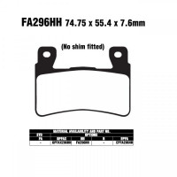 EBC FA296 HH Sinter-Bremsbeläge passend für diverse Motorräder EBC FA296 HH Sinter-Bremsbeläge passend für diverse Motorräder