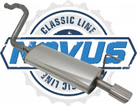 Novus Classic Line Edelstahl Endschalldämpfer passend für Audi 80 B4 Novus Classic Line Edelstahl Endschalldämpfer passend für Audi 80 B4